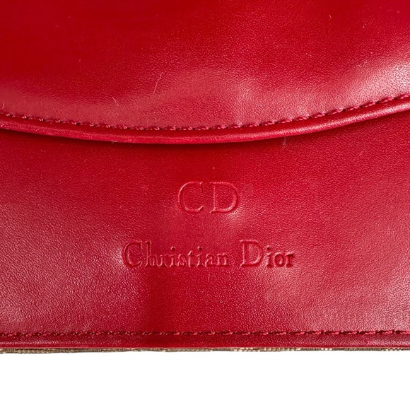 Vintage Christian Dior Brown Tri-Fold Saddle Wallet - Picture 8 of 15